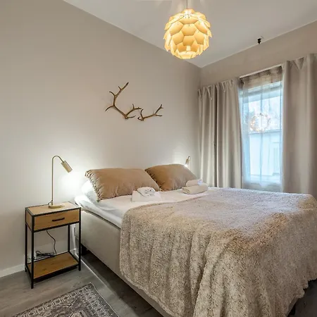 アパート New 2 Bedroom Close To Arctic Circle ロヴァニエミ